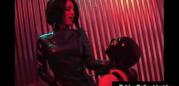  Busty Latex Dom RubberDoll Binds & Pleasures Slave Girl K-La